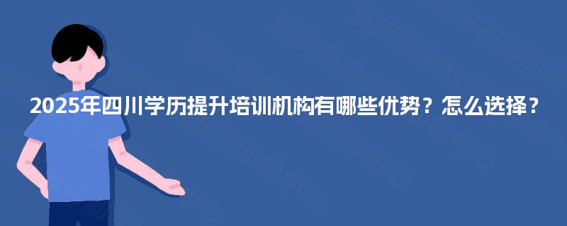 2025年四川学历提升培训机构有哪些优势？怎么选择？
