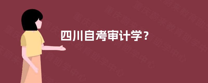 四川自考审计学？