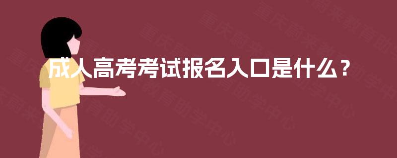 成人高考考试报名入口是什么？