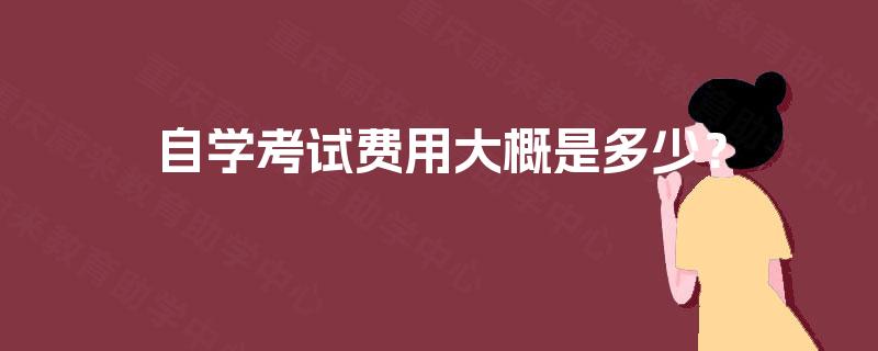自学考试费用大概是多少？