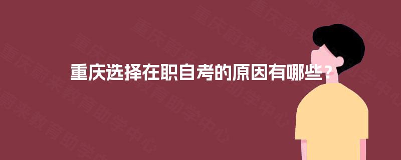 重庆选择在职自考的原因有哪些？
