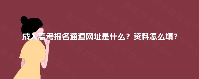 成人高考报名通道网址是什么?资料怎么填? 成人高考报名通道网址是什么?资料怎么填?