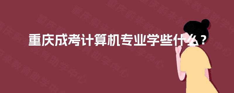 重庆成考计算机专业学些什么？