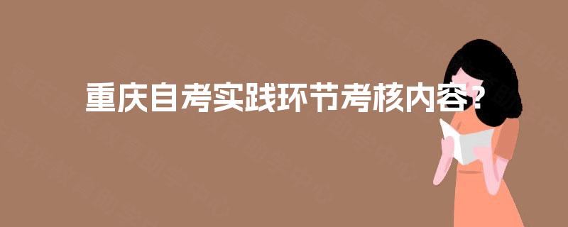 重庆自考实践环节考核内容? 重庆自考实践环节考核内容?