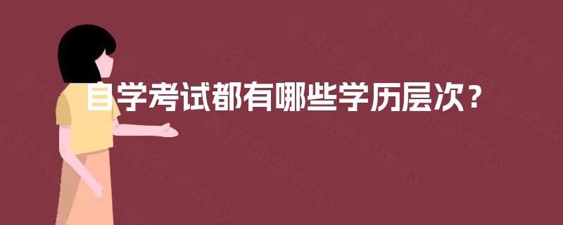 自学考试都有哪些学历层次? 自学考试都有哪些学历层次?