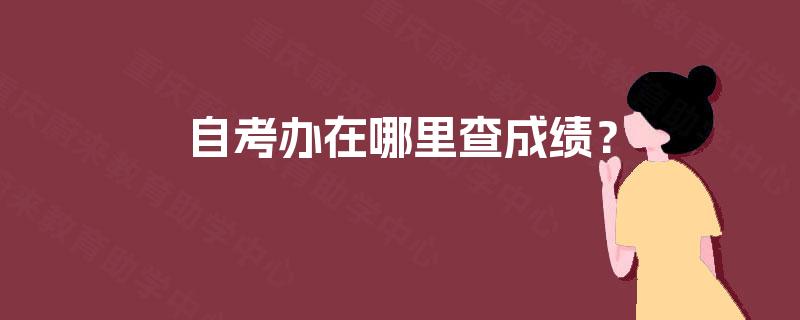 自考办在哪里查成绩? 自考办在哪里查成绩?