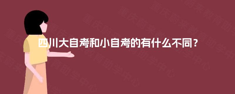 四川大自考和小自考的有什么不同? 四川大自考和小自考的有什么不同?