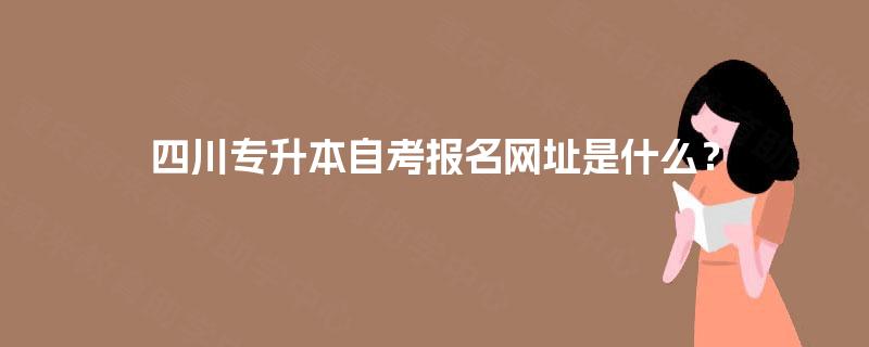 四川专升本自考报名网址是什么？