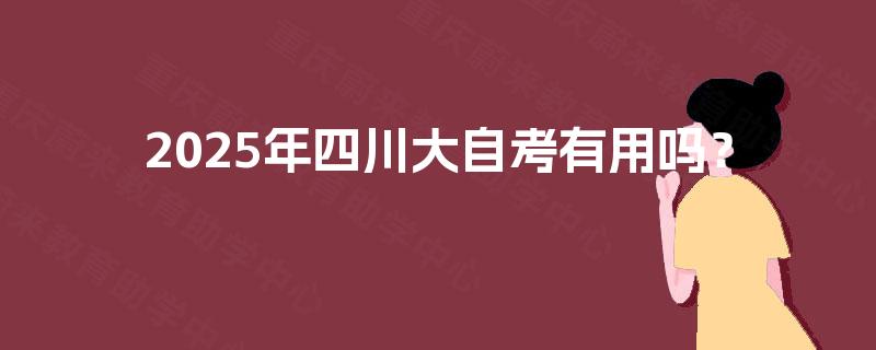 2025年四川大自考有用吗? 2025年四川大自考有用吗?