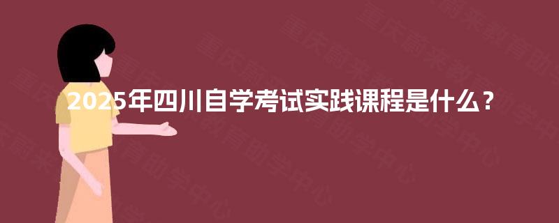 2025年四川自学考试实践课程是什么? 2025年四川自学考试实践课程是什么?