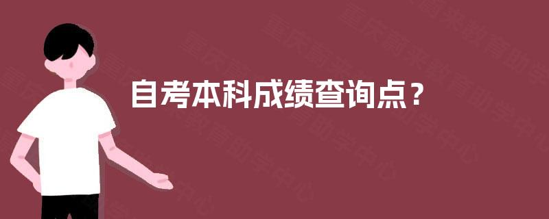 自考本科成绩查询点? 自考本科成绩查询点?
