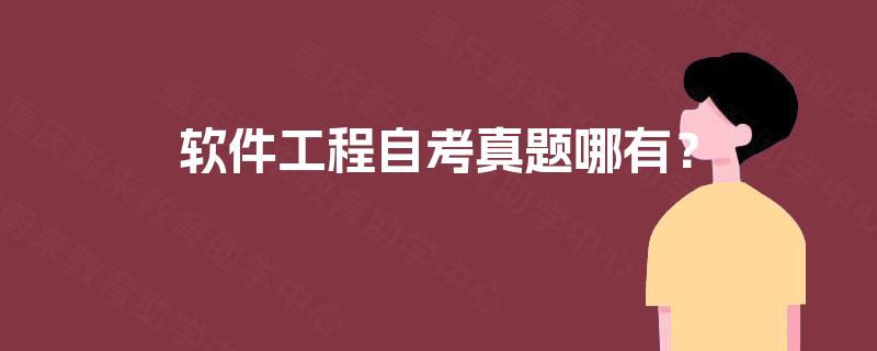 软件工程自考真题哪有? 软件工程自考真题哪有?