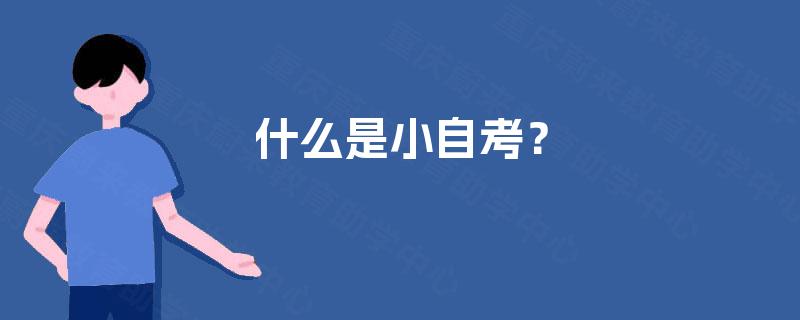 什么是小自考? 什么是小自考?