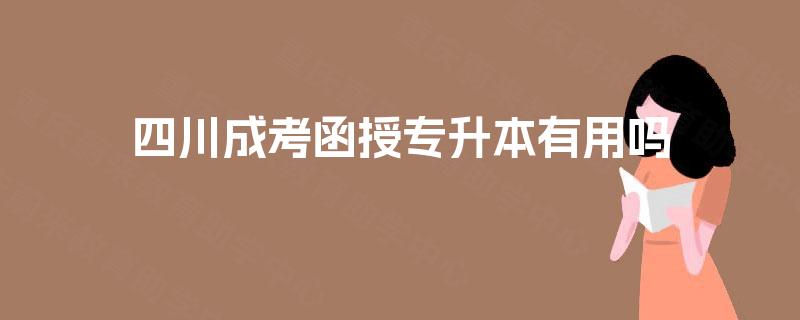 四川成考函授专升本有用吗
