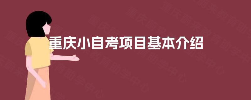 重庆小自考项目基本介绍