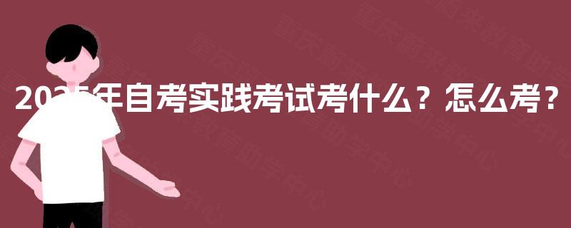 2025年自考实践考试考什么?怎么考? 2025年自考实践考试考什么?怎么考?