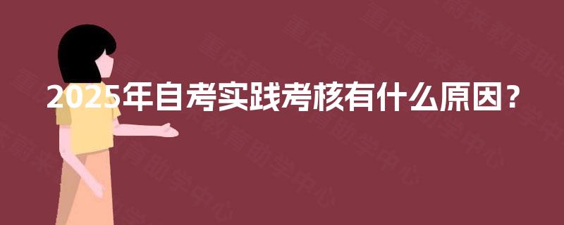 2025年自考实践考核有什么原因? 2025年自考实践考核有什么原因?