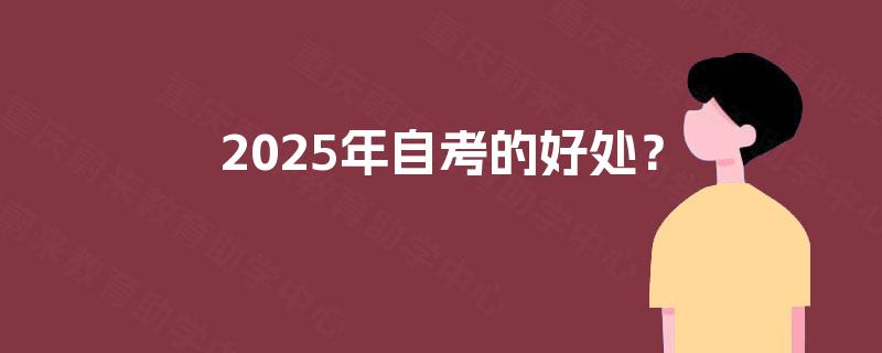2025年自考的好处？