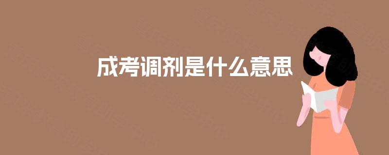 成考调剂是什么意思