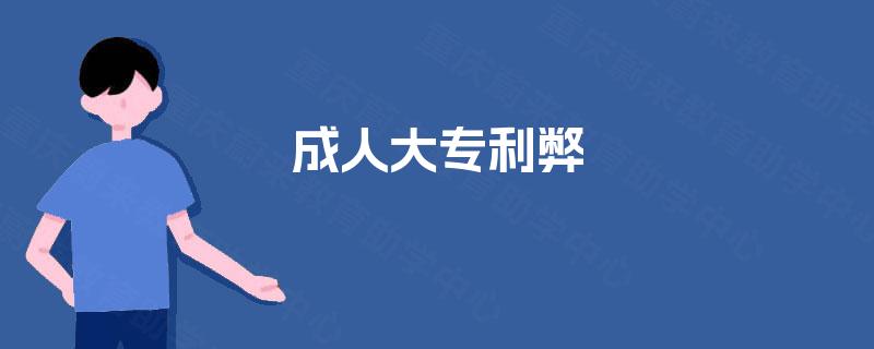 成人大专利弊