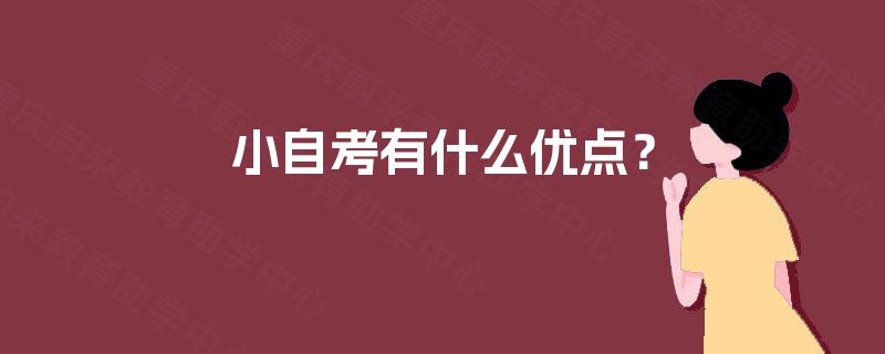 小自考有什么优点？