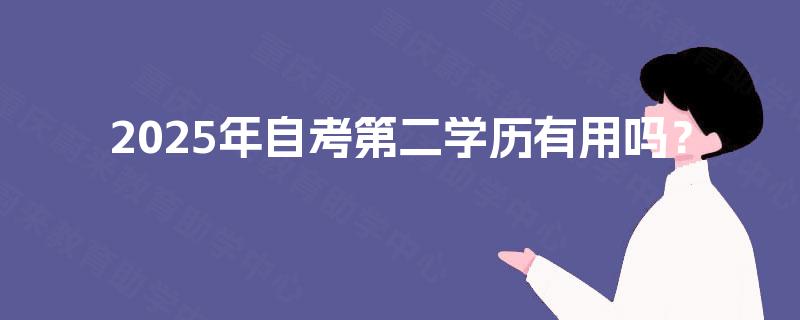 2025年自考第二学历有用吗? 2025年自考第二学历有用吗?