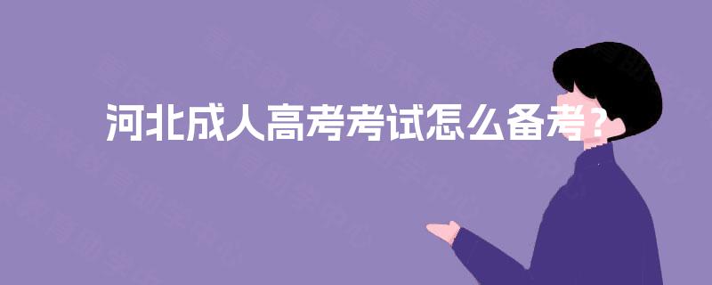 河北成人高考考试怎么备考？