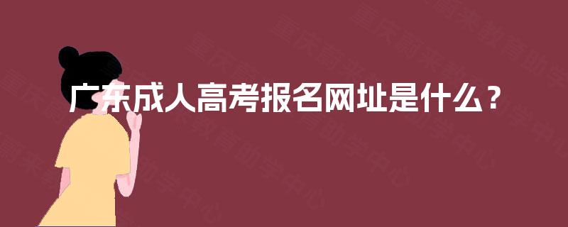 广东成人高考报名网址是什么？