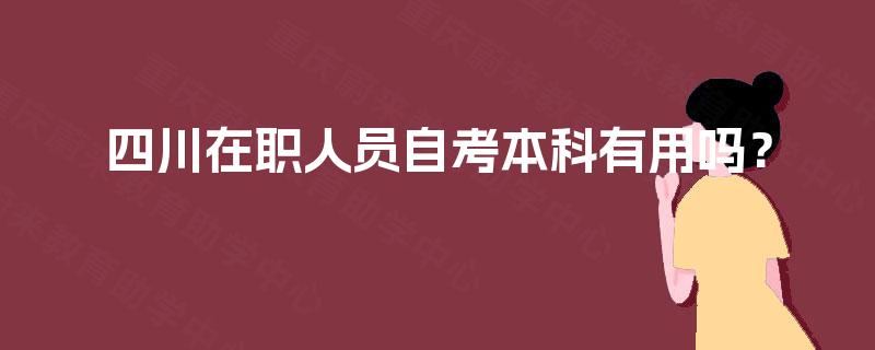 四川在职人员自考本科有用吗? 四川在职人员自考本科有用吗?