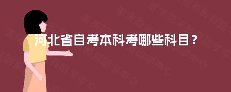 河北省自考本科考哪些科目? 河北省自考本科考哪些科目?